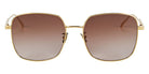 Bottega Veneta® BV1082SK - Gold / Brown Gradient Sunglasses