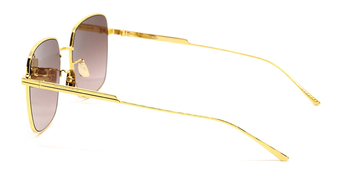 Bottega Veneta® BV1082SK - Gold / Brown Gradient Sunglasses
