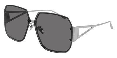 Bottega Veneta® BV1085SA - Silver / Gray Sunglasses