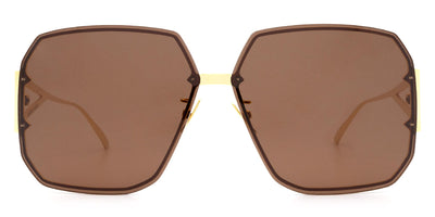 Bottega Veneta® BV1085SA - Gold / Brown Sunglasses