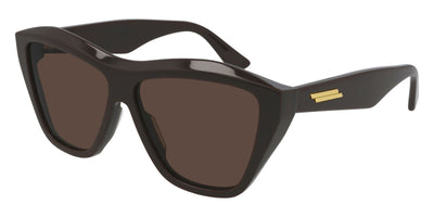 Bottega Veneta® BV1092S - Brown / Brown Sunglasses