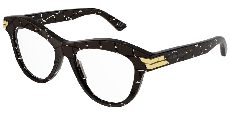 Bottega Veneta® BV1105O - Brown Eyeglasses