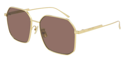 Bottega Veneta® BV1108SA - Gold / Brown 2 Sunglasses