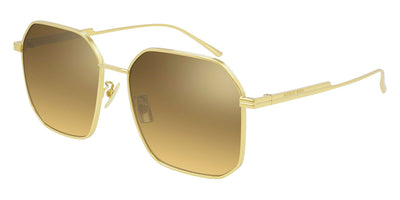 Bottega Veneta® BV1108SA - Gold / Brown 3 Sunglasses