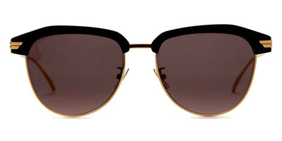 Bottega Veneta® BV1112SA - Black/Gold / Gray Sunglasses