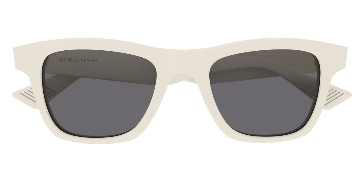 Bottega Veneta® BV1120S - Ivory / Gray Sunglasses