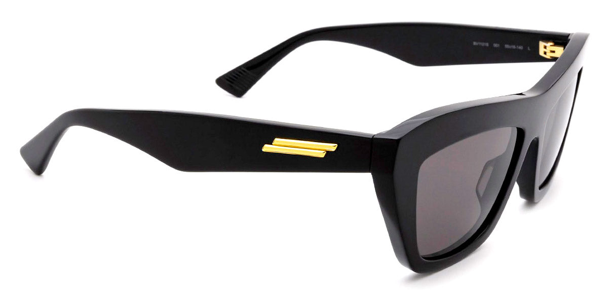 Bottega Veneta® BV1121S - Black / Gray Sunglasses