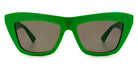 Bottega Veneta® BV1121S - Green / Green Sunglasses