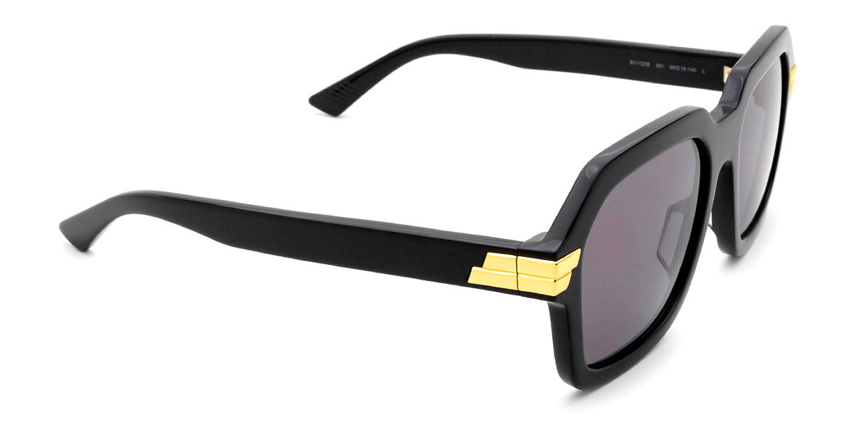 Bottega Veneta® BV1123S - Black / Gray Sunglasses
