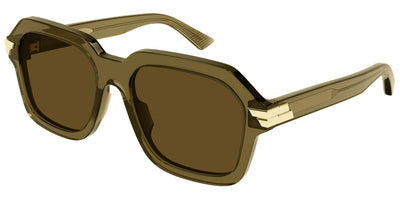 Bottega Veneta® BV1123S - Green / Brown Sunglasses