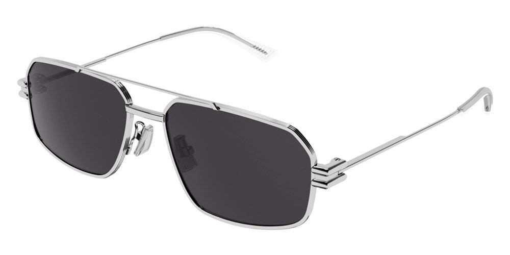 Bottega Veneta® BV1128S - Silver / Gray Sunglasses