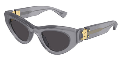 Bottega Veneta® BV1142S - Gray / Gray Sunglasses