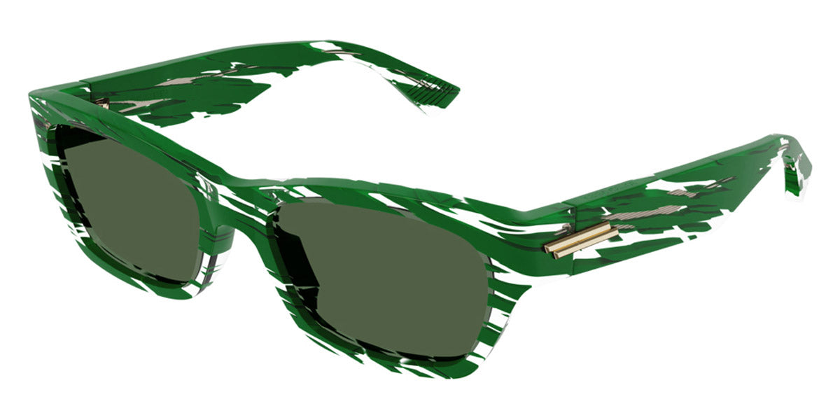 Bottega Veneta® BV1143S - Green / Green Sunglasses