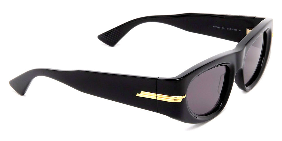 Bottega Veneta® BV1144S - Black / Gray Sunglasses