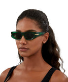 Bottega Veneta® BV1144S - Green / Green Sunglasses