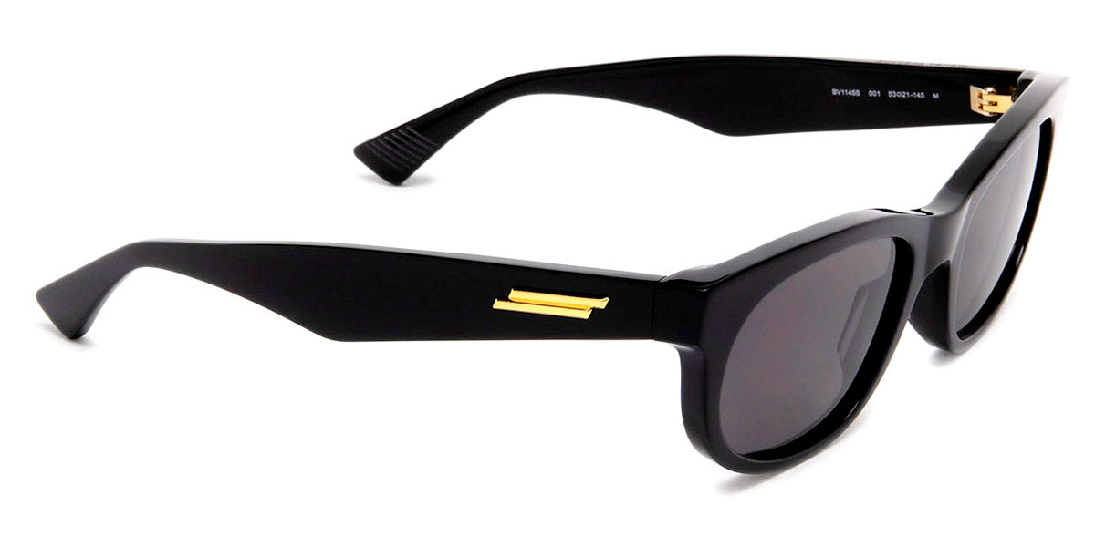 Bottega Veneta® BV1145S - Black / Gray Sunglasses