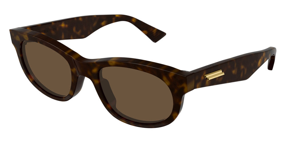 Bottega Veneta® BV1145S - Havana / Brown Sunglasses