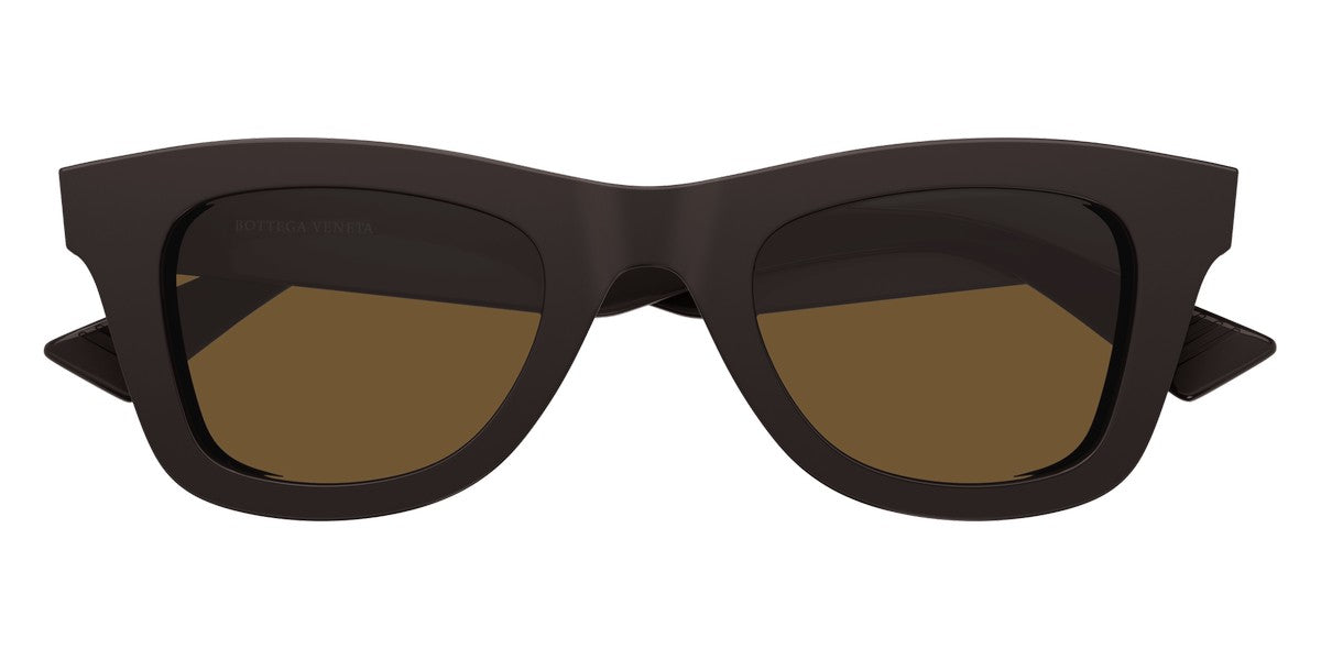 Bottega Veneta® BV1147S - Brown / Brown Sunglasses