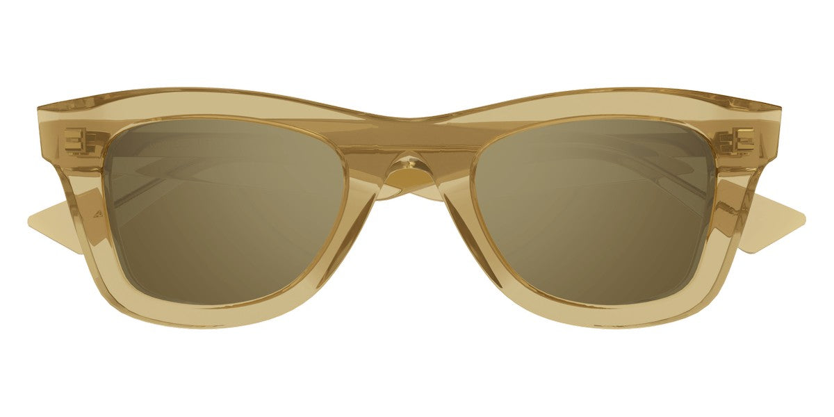 Bottega Veneta® BV1147S - Brown / Bronze Flash Sunglasses