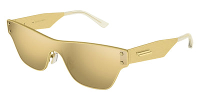 Bottega Veneta® BV1148S - Gold / Gold Mirrored Sunglasses