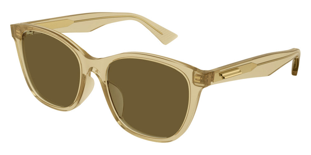 Bottega Veneta® BV1151SA - Brown / Bronze Flash Sunglasses