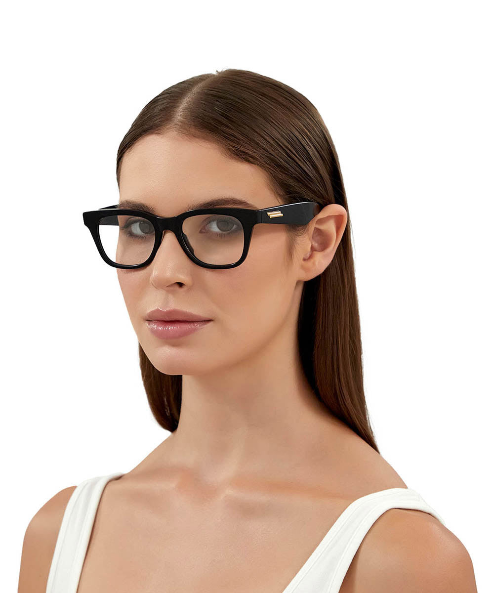 Bottega Veneta® BV1155O - Black Eyeglasses