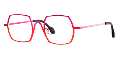 Theo® Cambria TH CAMBRIA 291 48 - Orange/Pink Eyeglasses