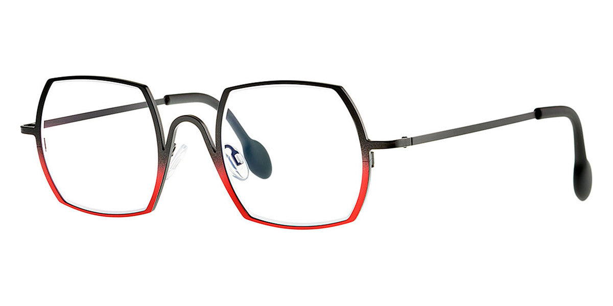 Theo® Cambria TH CAMBRIA 450 48 - Gold / Red Eyeglasses