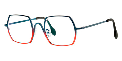 Theo® Cambria TH CAMBRIA 433 48 - Blue/Red Eyeglasses