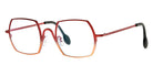 Theo® Cambria - Gold / Red Eyeglasses