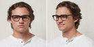 SALT.® CAMPBELL SAL CAMPBELL 004 54 - Matte Amber Glacier Eyeglasses