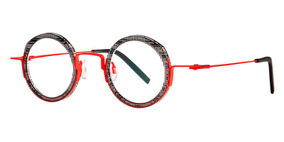 Theo® Carrot TH CARROT 028 42 - Noisy Black+Fluo Red Eyeglasses