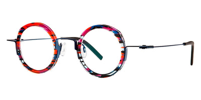 Theo® Carrot TH CARROT 038 42 - Blue/Red Ecail+Dark Night Eyeglasses