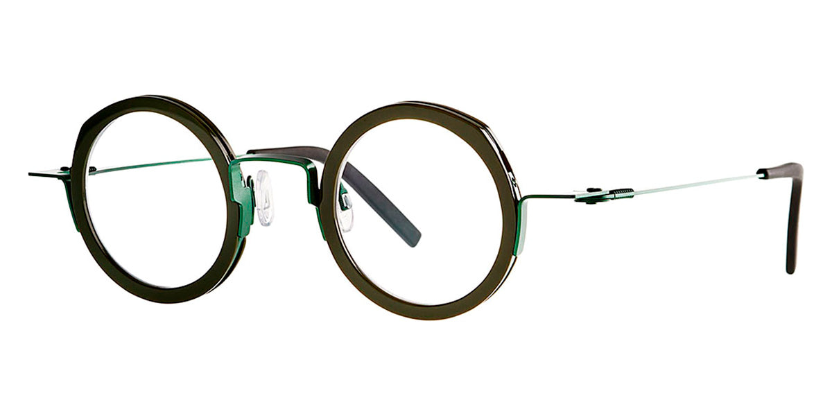 Theo® Carrot TH CARROT 053 42 - Solid Musk Green+Sanremo Green Eyeglasses