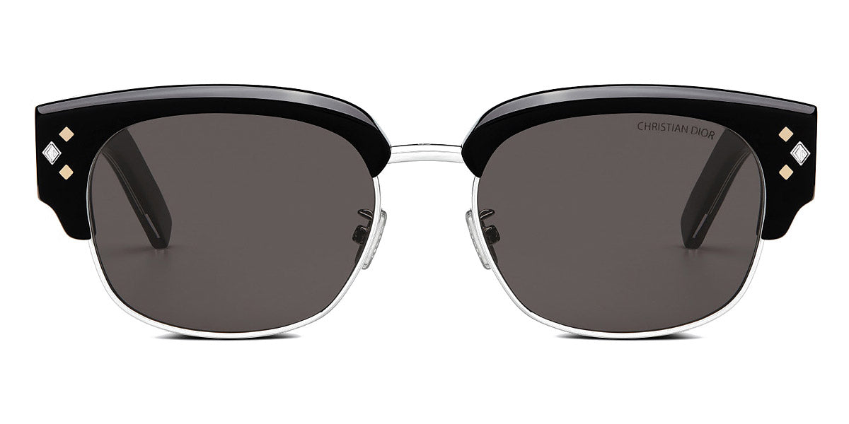 Dior® CD Diamond C1U CDDMC1UXR_13A0 - Black and crystal acetate and silver