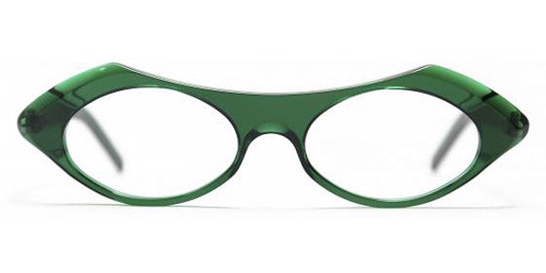 Henau® Chloe H CHLOE R66 48 - Green Transparent R66 Eyeglasses