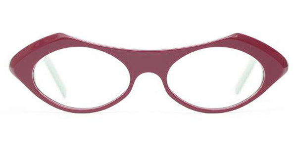 Henau® Chloe H CHLOE S77 48 - Bordeaux/Light Green S77 Eyeglasses