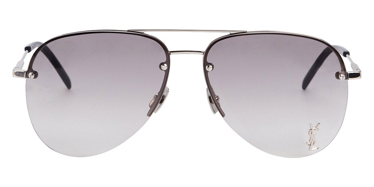 Saint Laurent® CLASSIC 11 M - Silver / Gray Gradient Sunglasses