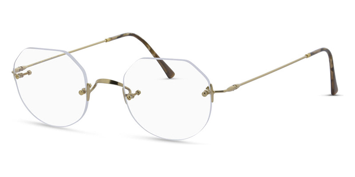 Lunor® Classic Crown Panto LUN Classic Crown Panto GP 44 - GP - Gold Eyeglasses