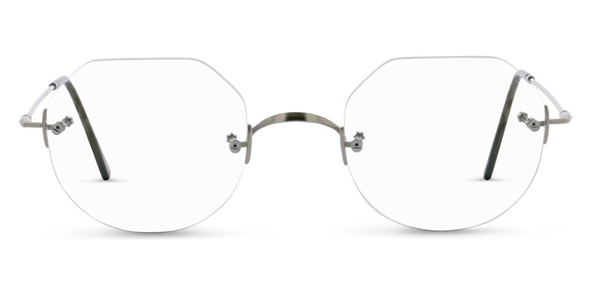 Lunor® Classic Crown Panto LUN Classic Crown Panto PP 44 - PP - Platinum Eyeglasses