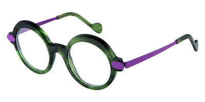 NaoNed® Clouet NAO Clouet 74V 46 - Transparent Green / Hocco Violet Eyeglasses