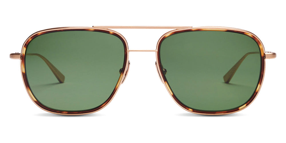 SALT.® COLORADO 55 SAL COLORADO 55 003 55 - Brushed Gold/Antique Leaves/Polarized Glass Forest Lens Sunglasses