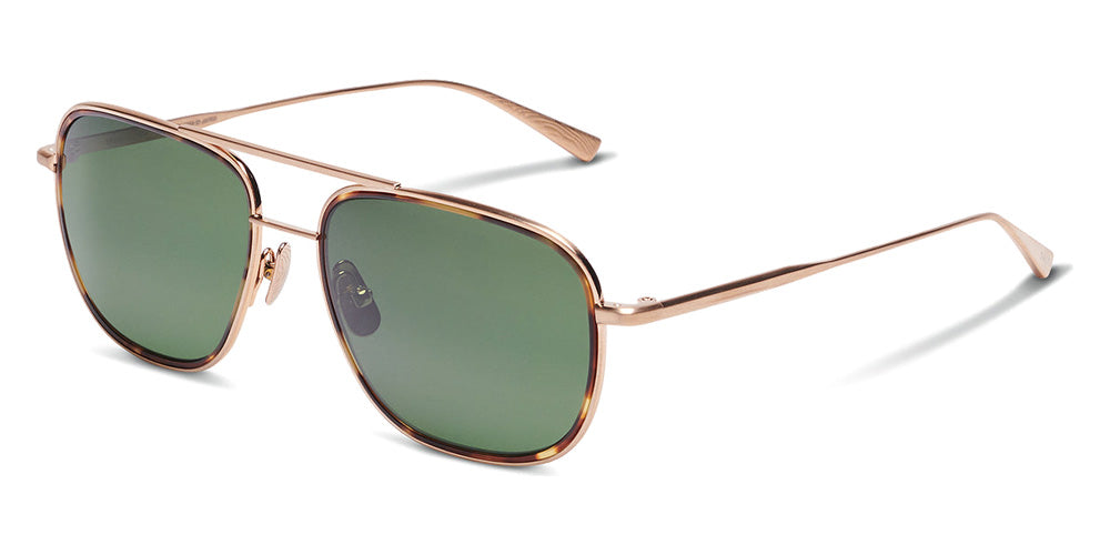 SALT.® COLORADO 55 SAL COLORADO 55 003 55 - Brushed Gold/Antique Leaves/Polarized Glass Forest Lens Sunglasses