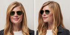 SALT.® COLORADO 55 SAL COLORADO 55 003 55 - Brushed Gold/Antique Leaves/Polarized Glass Forest Lens Sunglasses