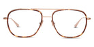 SALT.® COLORADO 55 RX SAL COLORADO 55 RX 003 55 - Brushed Gold/Antique Leaves Eyeglasses