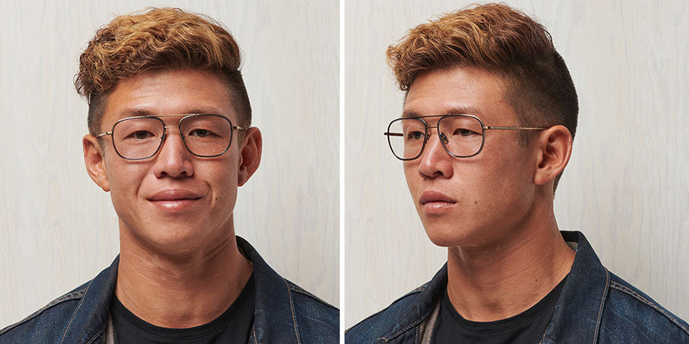 SALT.® COLORADO 55 RX SAL COLORADO 55 RX 005 55 - Antique Gold/Indigo Blue Eyeglasses
