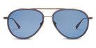 SALT.® COLUMBIA 56 SAL COLUMBIA 56 002 56 - Antique Gold/Indigo Blue/Polarized Glass Denim Lens Sunglasses