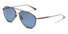 SALT.® COLUMBIA 56 SAL COLUMBIA 56 002 56 - Antique Gold/Indigo Blue/Polarized Glass Denim Lens Sunglasses