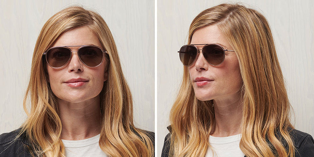 SALT.® COLUMBIA 56 SAL COLUMBIA 56 005 56 - Rose Gold/Antique Rose/Polarized CR39 Lovers Soul Lens Sunglasses