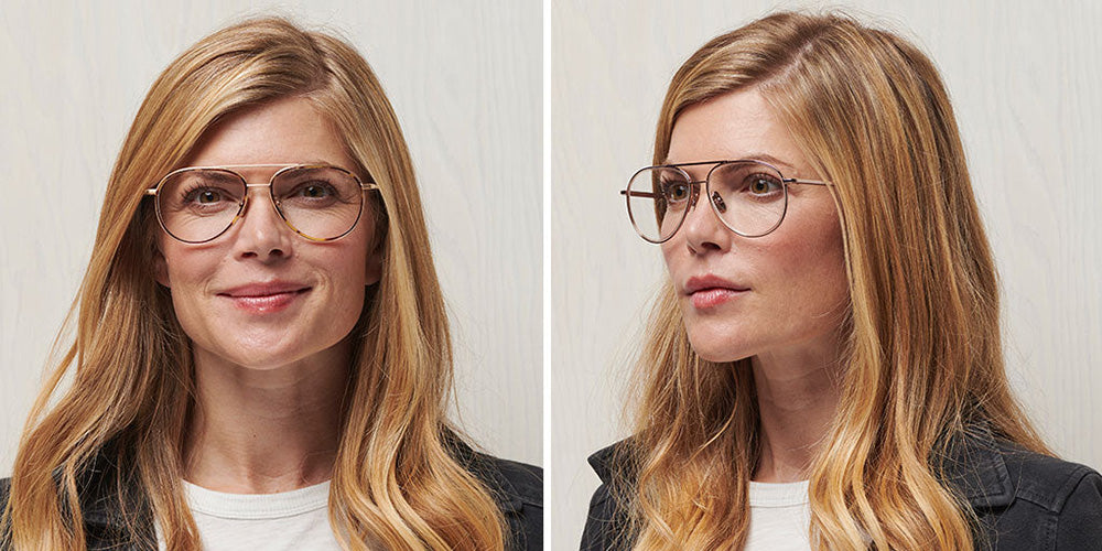 SALT.® COLUMBIA 56 RX SAL COLUMBIA 56 RX 001 56 - Rose Gold/Antique Rose Eyeglasses